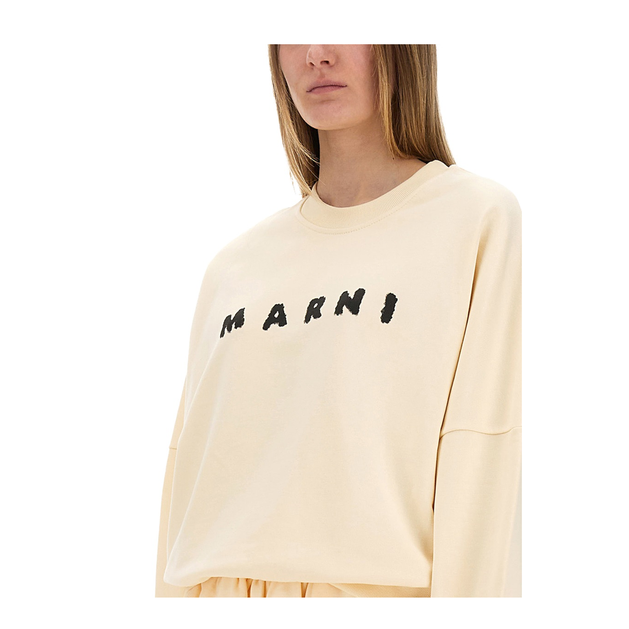 MAYFEYR - Marni - Cotton Sweatshirt With Print - FLJE0185P7USCX43SLW06