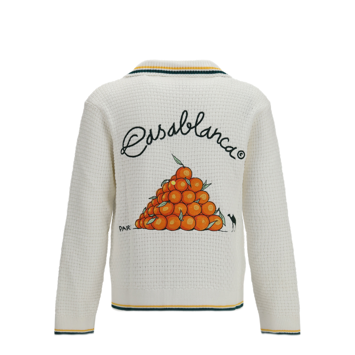 MAYFEYR - Casablanca - Embroidered Crochet Shirt - MAW26KW148301PYRAMIDOFO