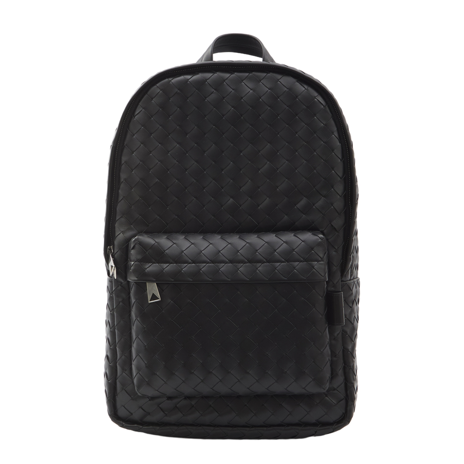 Black Intrecciato Backpack