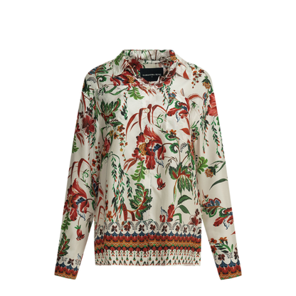 MAYFEYR - Samantha Sung - Shirt 100 Silk White - CAMICIAPIGIAMAASIANBOTANICWHITE