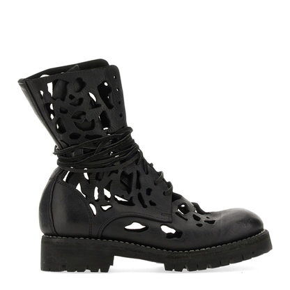MAYFEYR - Guidi - Ankle Boot With Cut Out Details - 791VLSBLKT