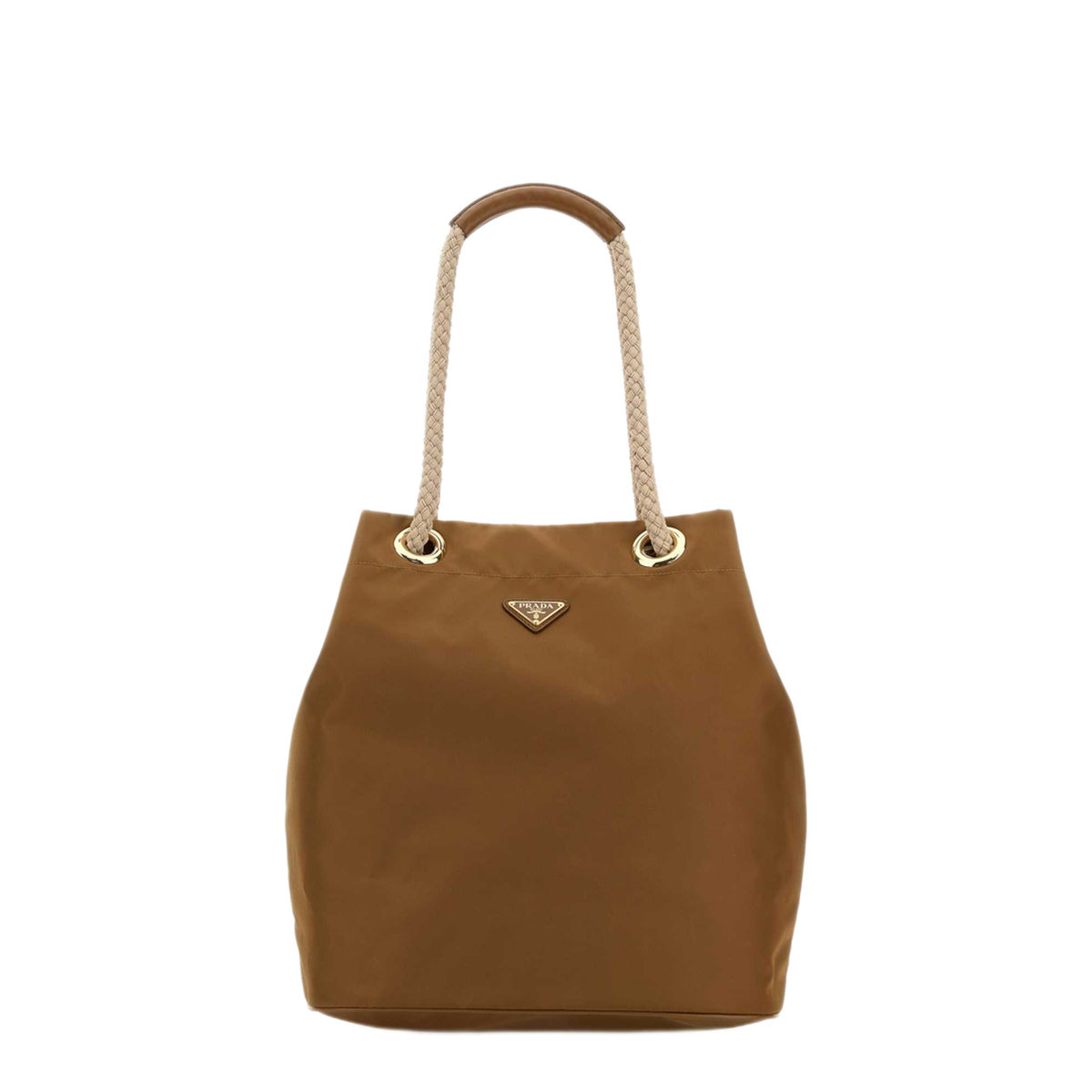MAYFEYR - Prada - Brown Re Nylon Large Bucket Bag - 1BE0932HG8F0134