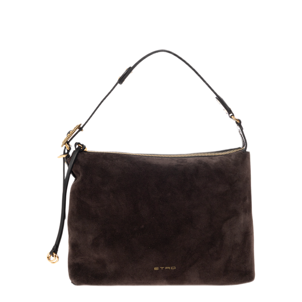 MAYFEYR - Etro - Suede Shoulder Bag With Leather Details - WP1B0047AP12QM0406
