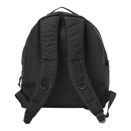 Double Pack Large Nylon Ripstop Backpack - BLACK
