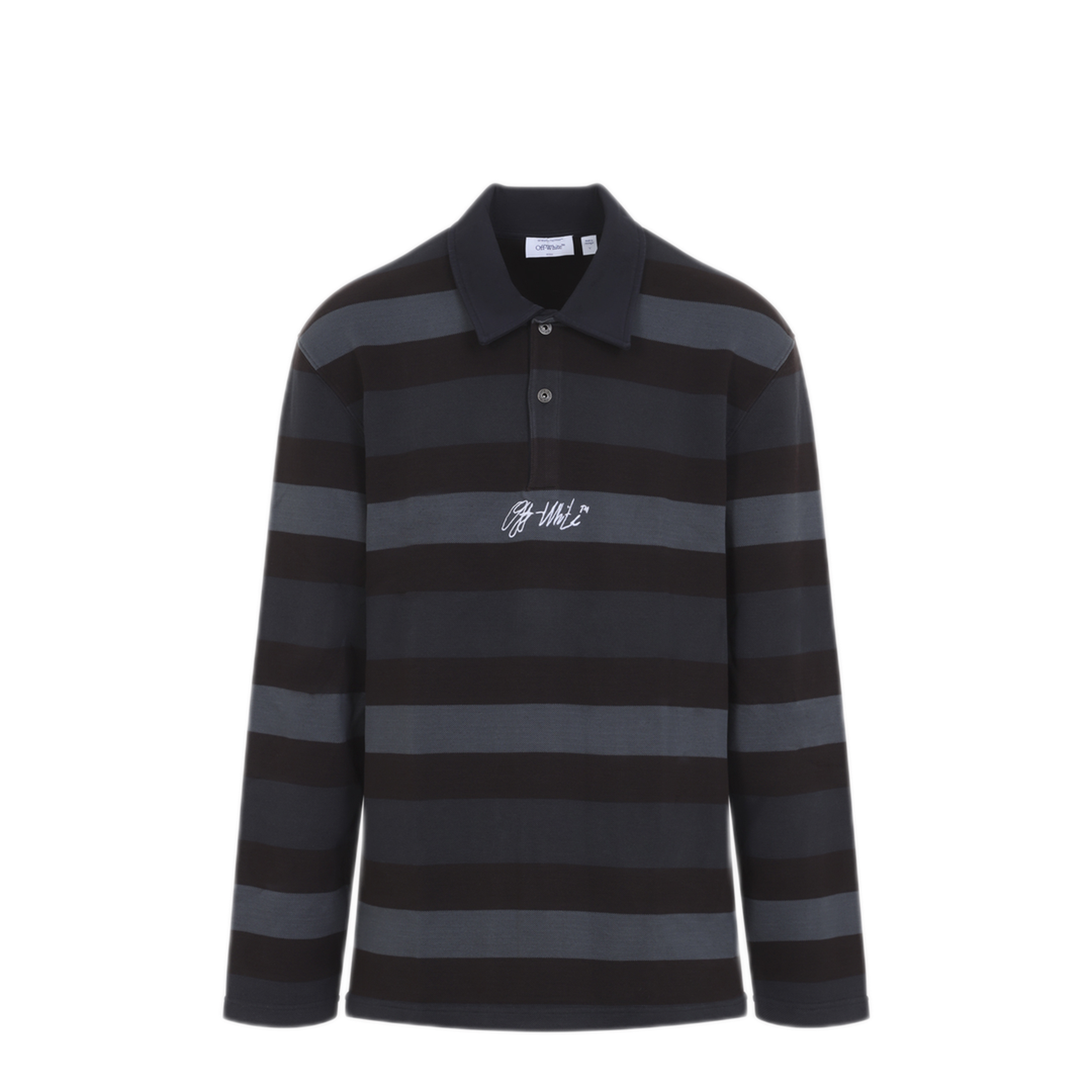 MAYFEYR - Off-White - Stroke Ow Relax L/S Polo - 44MAD015F26J002960