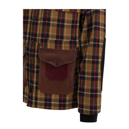 MAYFEYR -  - Lightweight Check Jacket - WPJ024W251BGEBLKREDX