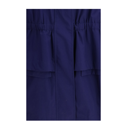MAYFEYR - Fendi - Midi Poplin Parka In Cotton With Logo Embroidery - FJ7709AW7V
