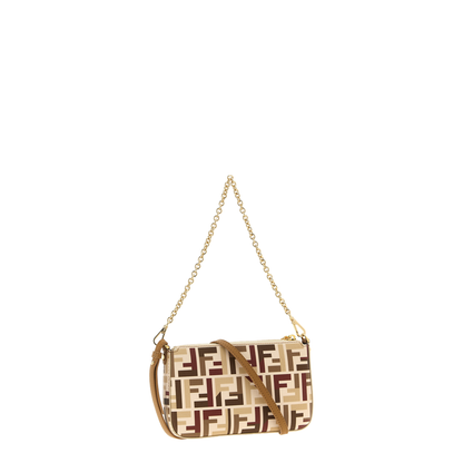 Baguette Ff fabric Pouch - Multicolour