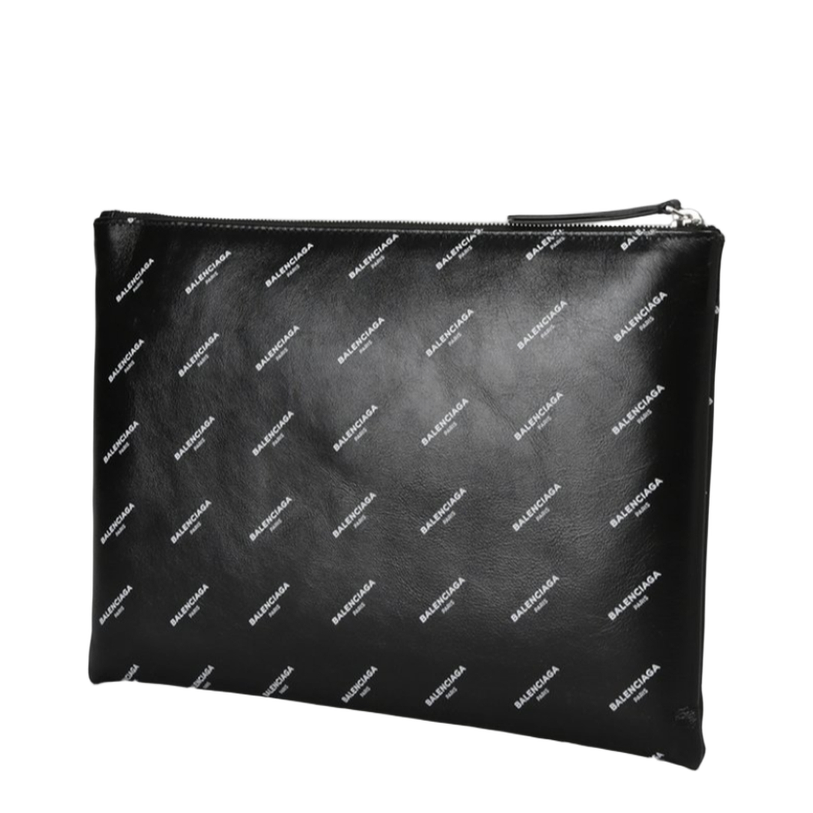 Logo Pattern Clutch Bag