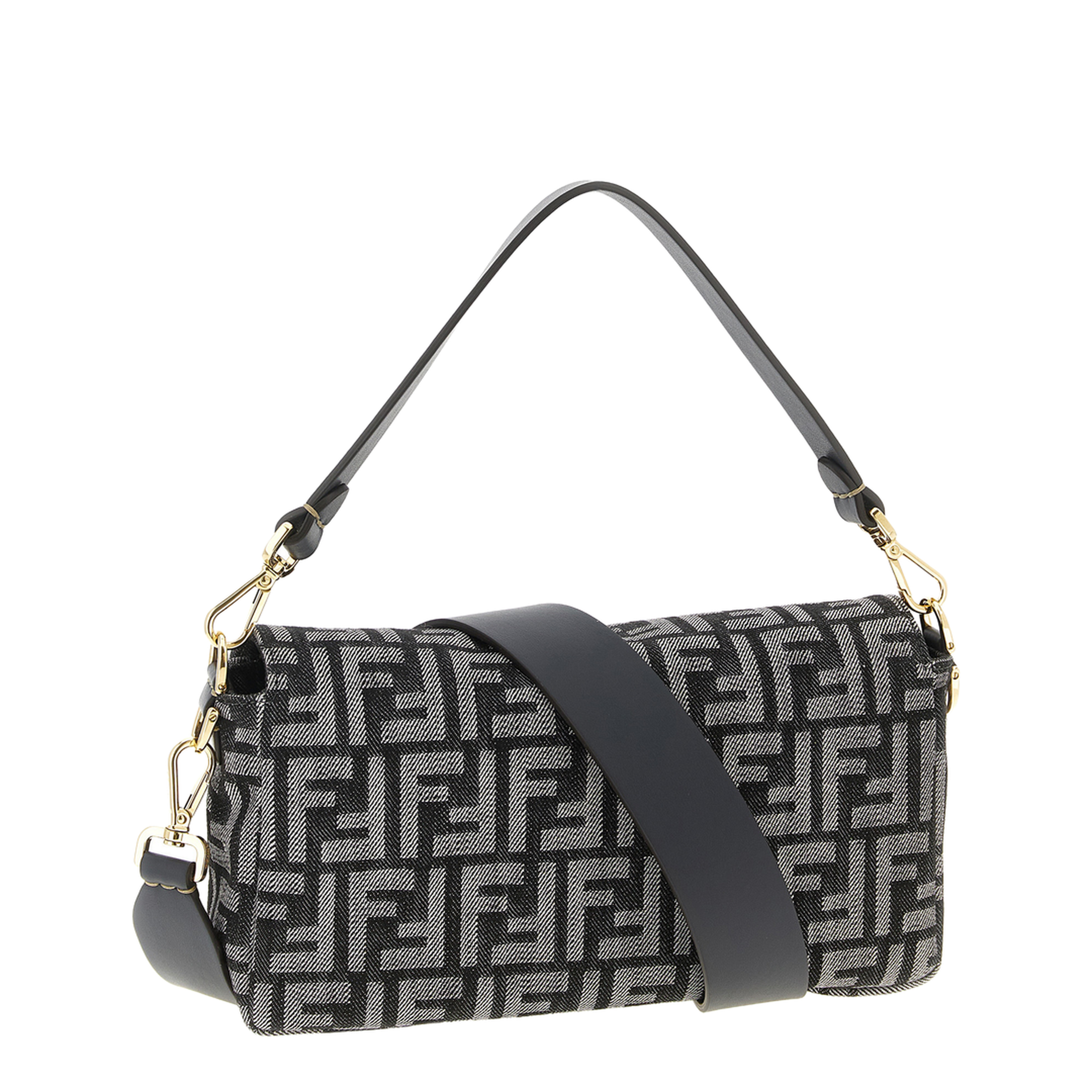 Baguette FF Handbag Gold