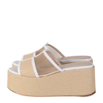 MAYFEYR - MIA BECAR - Ines Flatform White - INESFLATFORM85WHITE