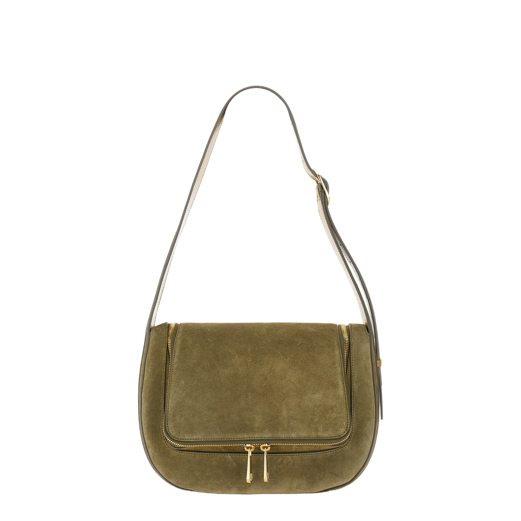 Anya Hindmarch Vere Shoulder Bag Suede - Bonsai Green – MAYFEYR