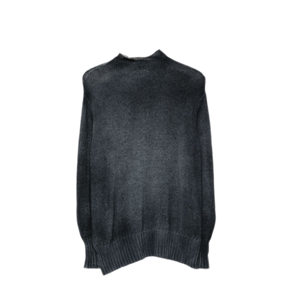 MAYFEYR - Avant Toi - Navy Faded Effect Mock Neck Sweater - 226WD1108CASV-HV00151