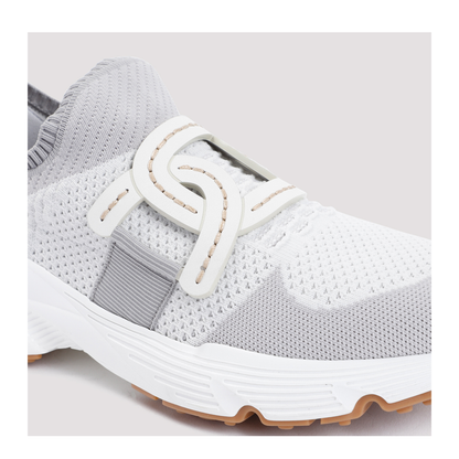 MAYFEYR - TOD`S - Kate Knitted Sneakers - XXW54C0EM60Q6LFJWEBIANCO