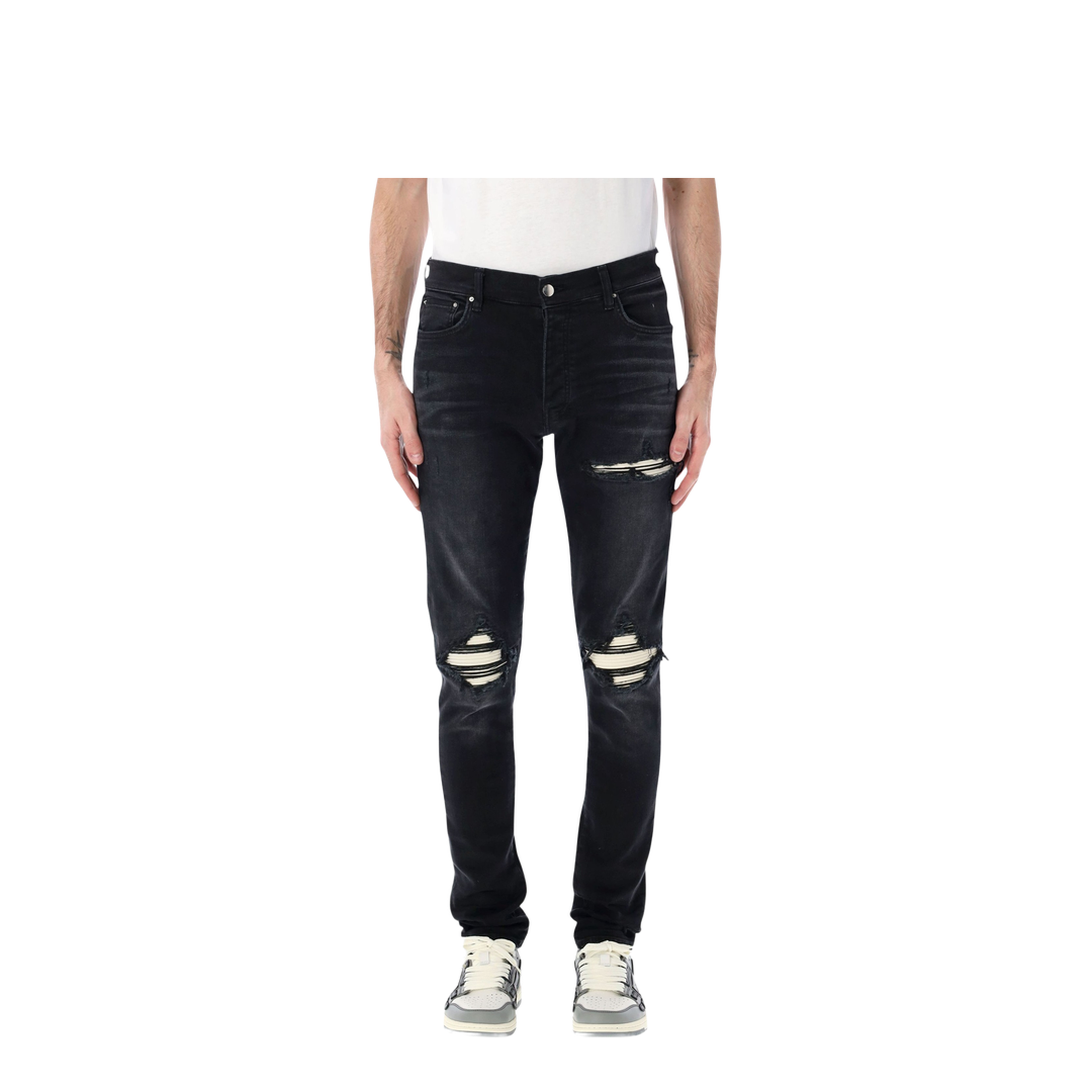 Ultrasuede Skinny Jeans in Stretch Denim Black