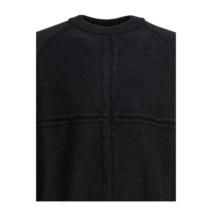 MAYFEYR - Comme Des Garçons Homme - Wool Crewneck Sweater - HPN006W252TOPGREY