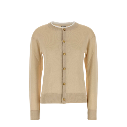 MAYFEYR - Bottega Veneta - Knitted Sand Cardigan - 873930V6MY01331