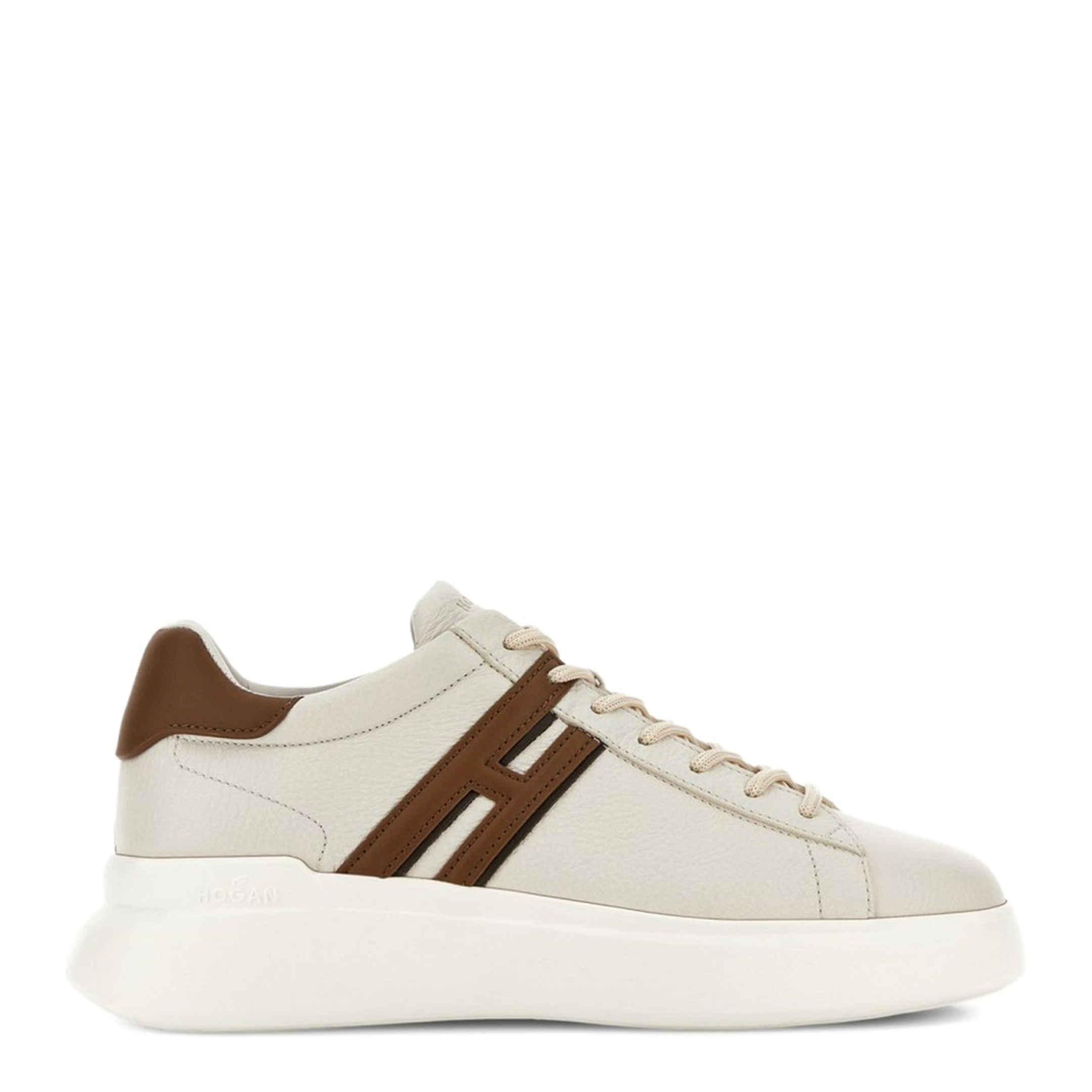 MAYFEYR - Hogan - Sneakers H580 Brown Ivory - HXM5800DV42UXS828G