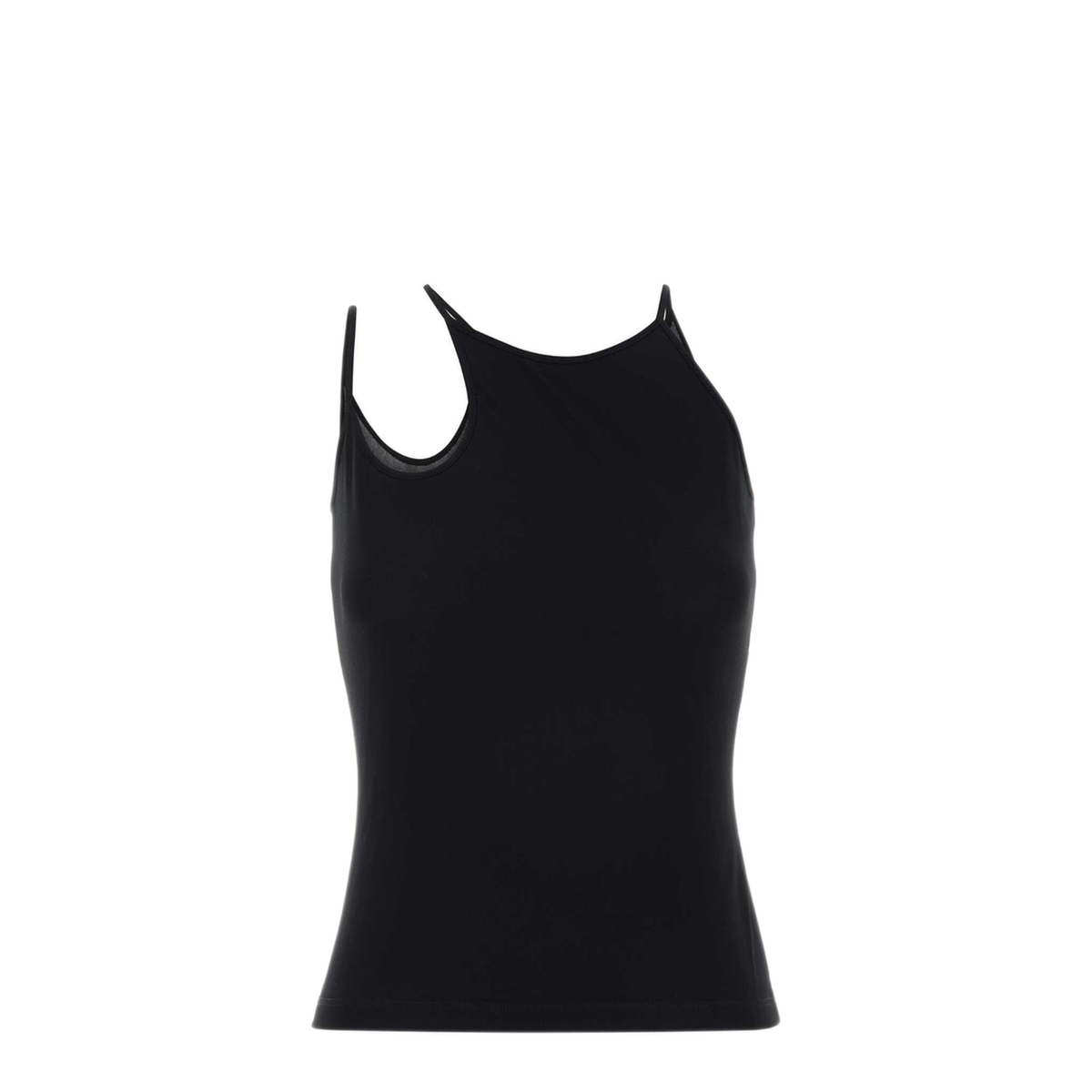 MAYFEYR - Alexander Mcqueen - Black Mesh Tank Top - A0005IQLAFL1000