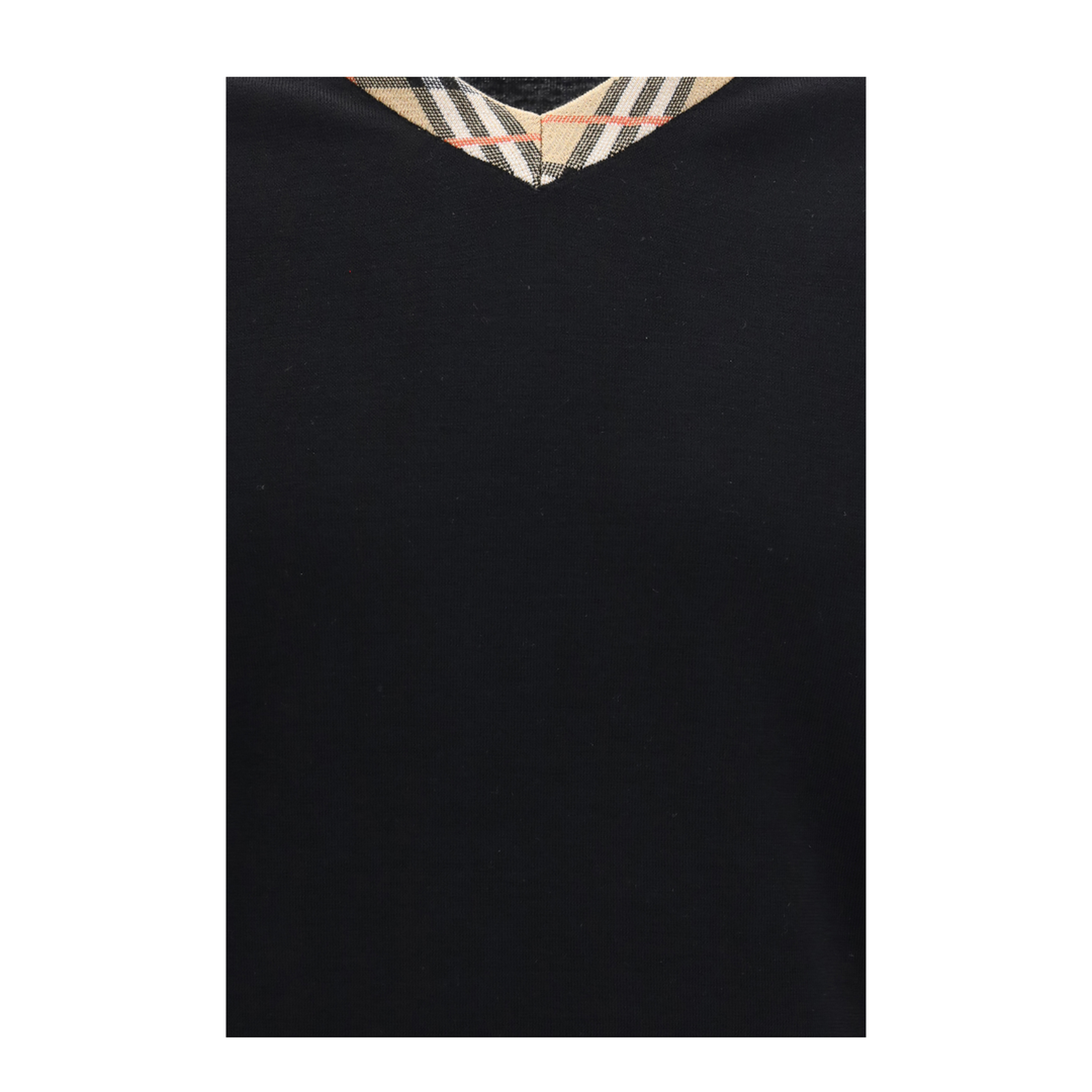 MAYFEYR - Burberry - Check Trim Wool Sweater - 8127128A1189