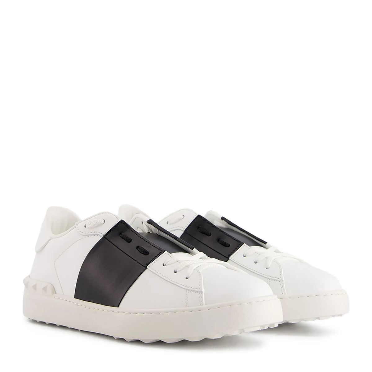 Open Sneakers In White/Black