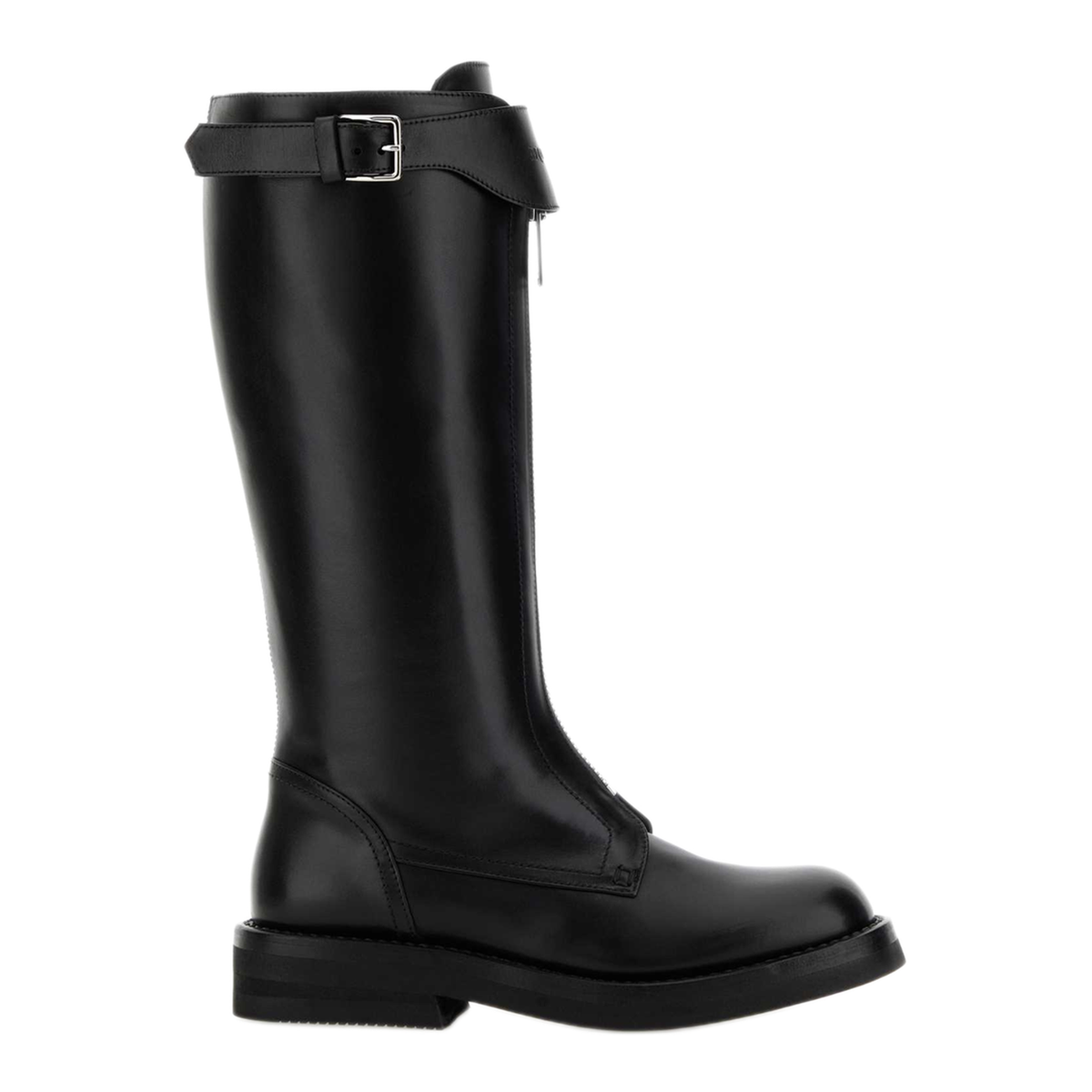 MAYFEYR - Alexander Mcqueen - Black Leather Countryside Boots - 852025WHAE31000