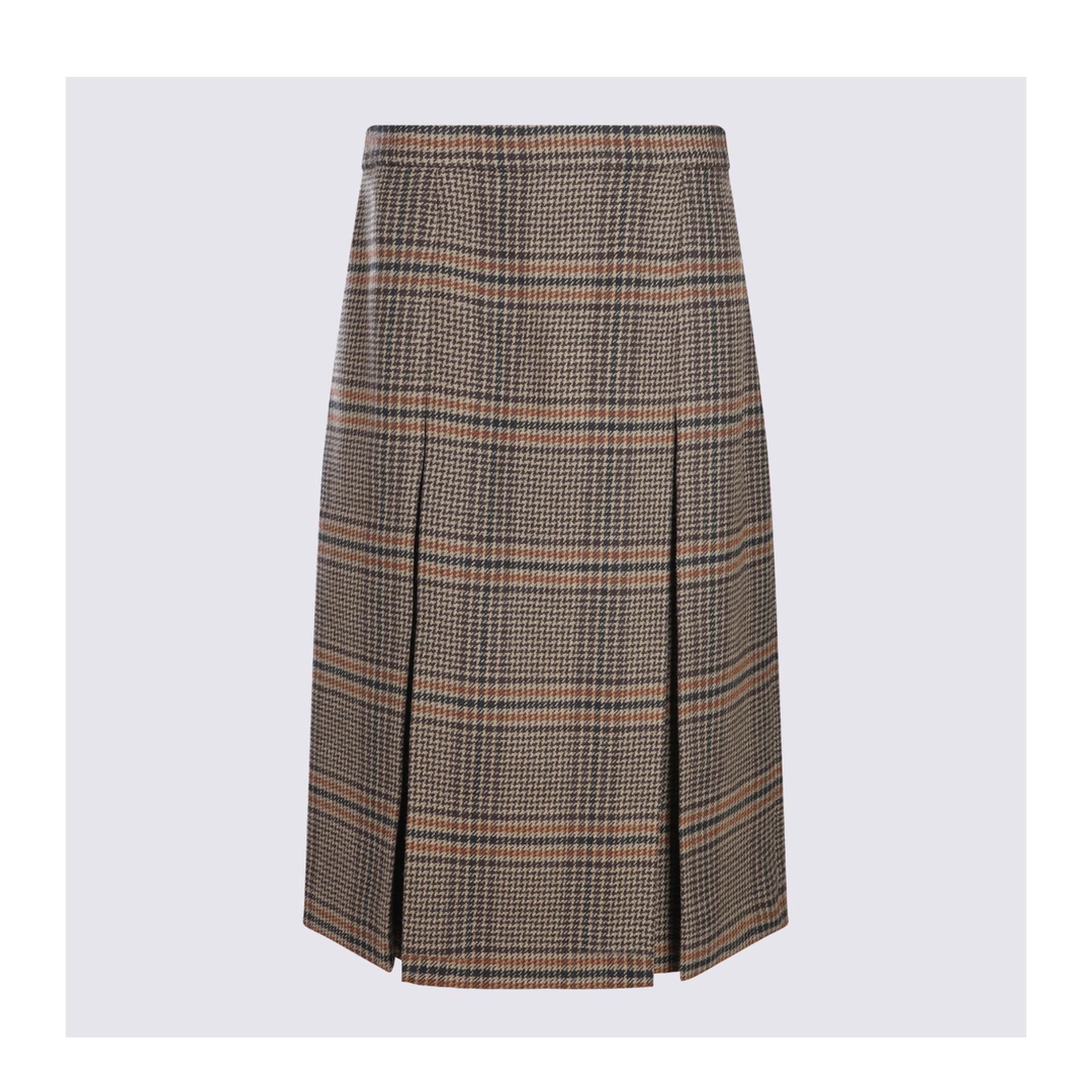 Wool and Cashmere Midi Skirt