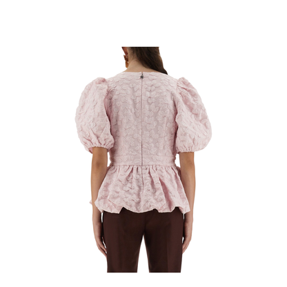 Top With Puff Sleeves
