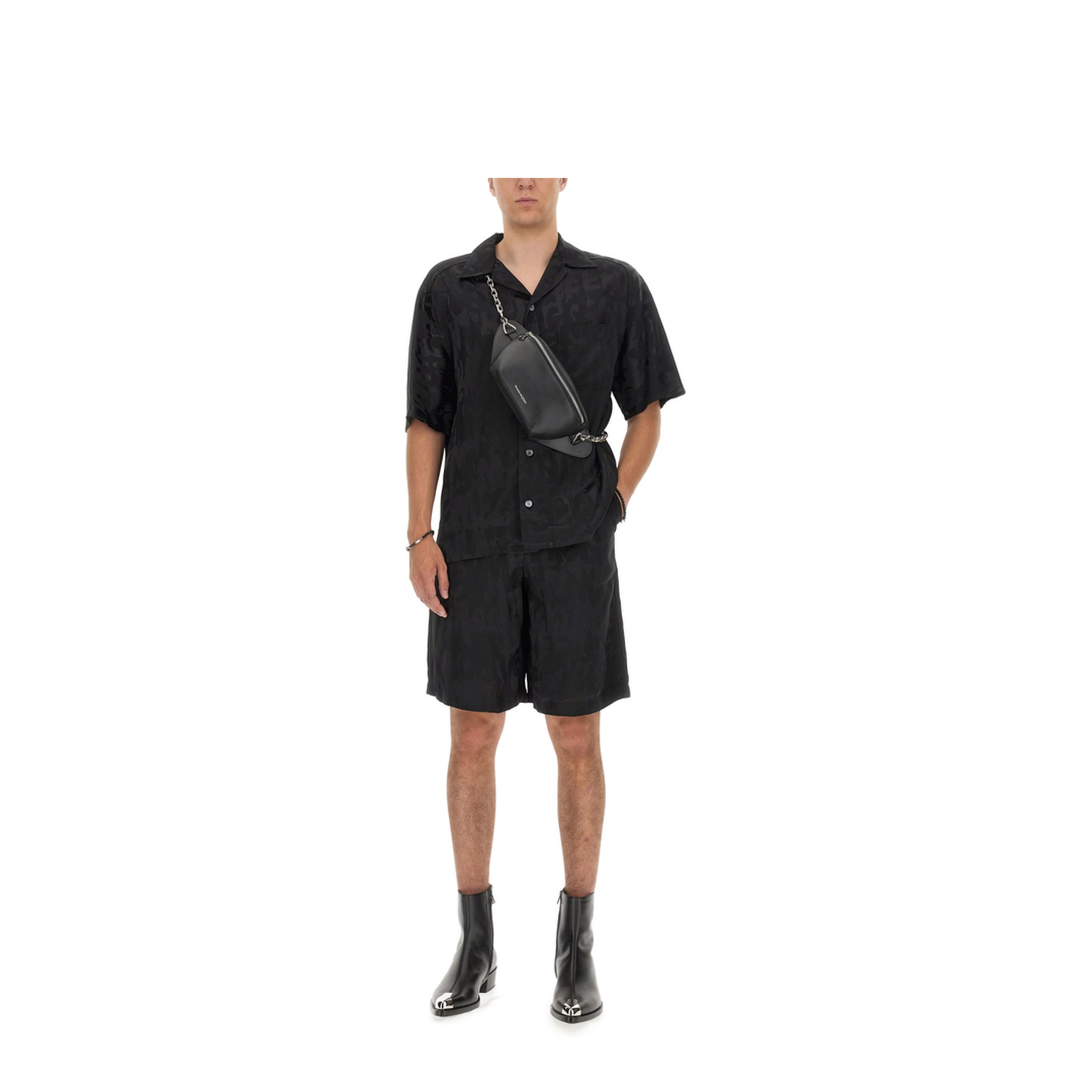 Viscose Bermuda Shorts