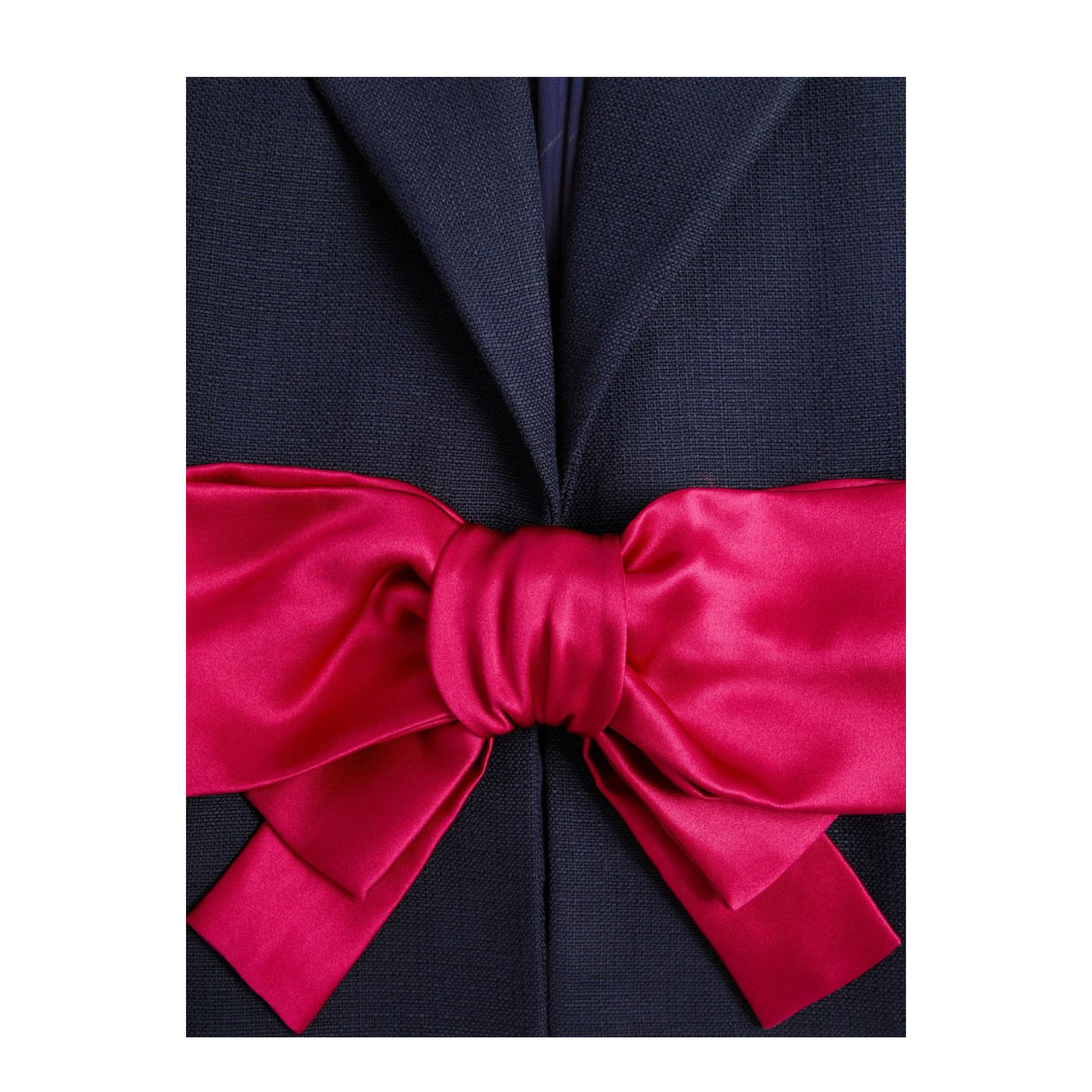 Bow Single-Breasted Jacket