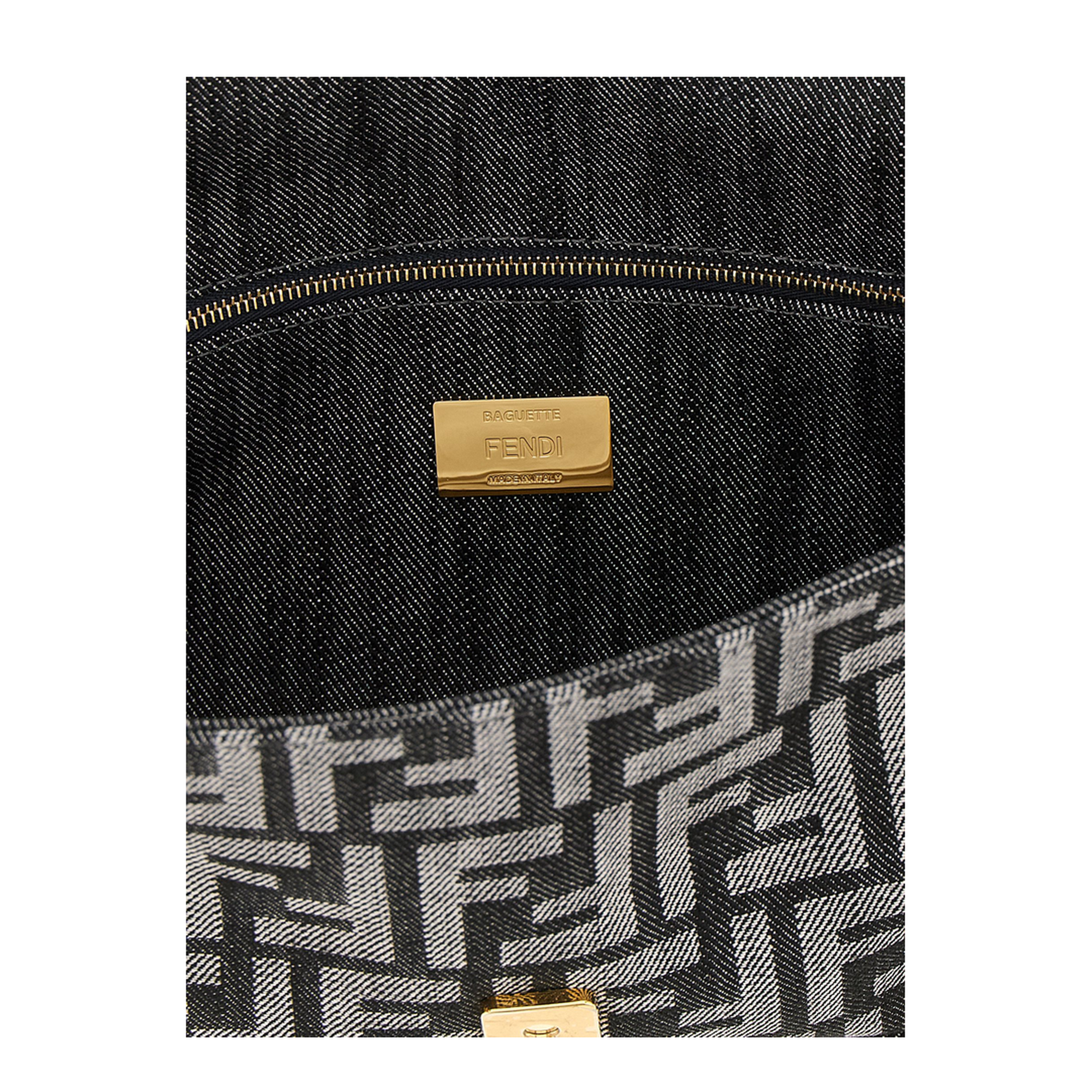 Baguette FF Handbag Gold