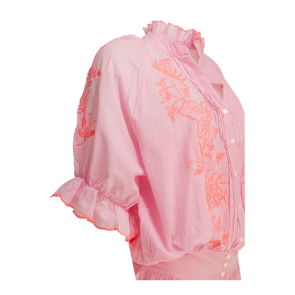 MAYFEYR - Juliet Dunn - Short Shirt Dress - JD9121PETALPINKCANDY