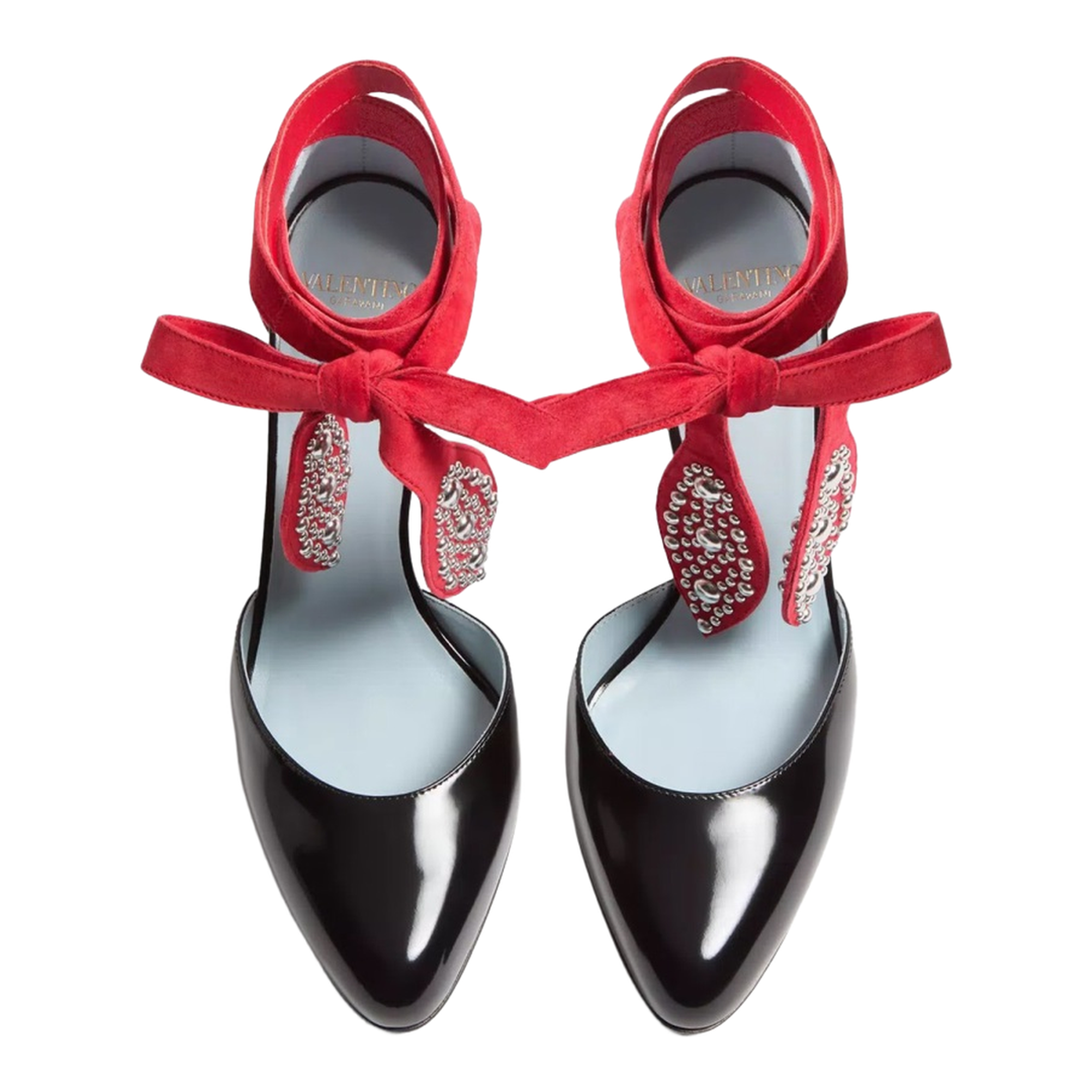 Black and Red Foliefoliage Décolleté