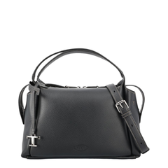 T Timeless Small Calfskin Handbag - Black