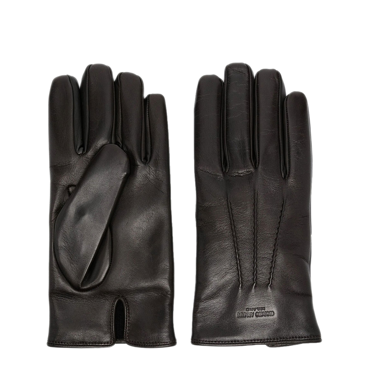MAYFEYR - GIORGIO ARMANI - Nappa Leather Gloves - 7441332F20300059