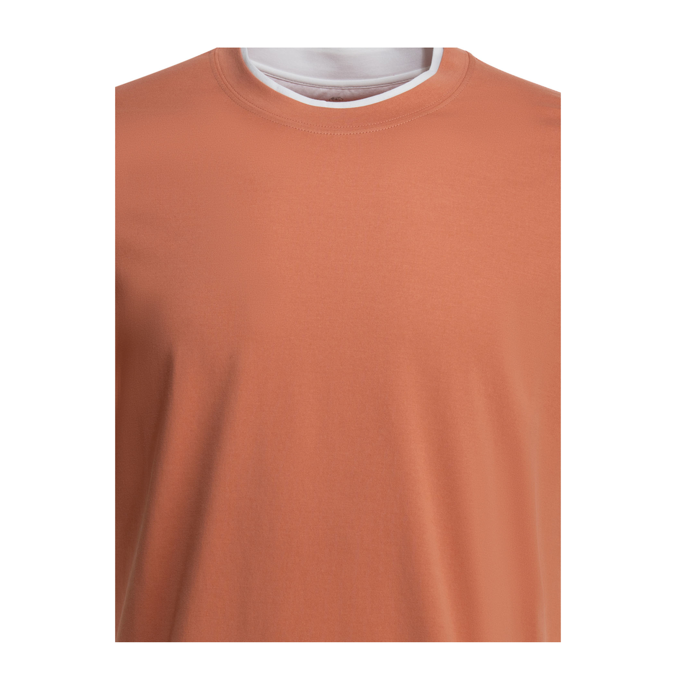 Faux Layering Crewneck T-Shirt