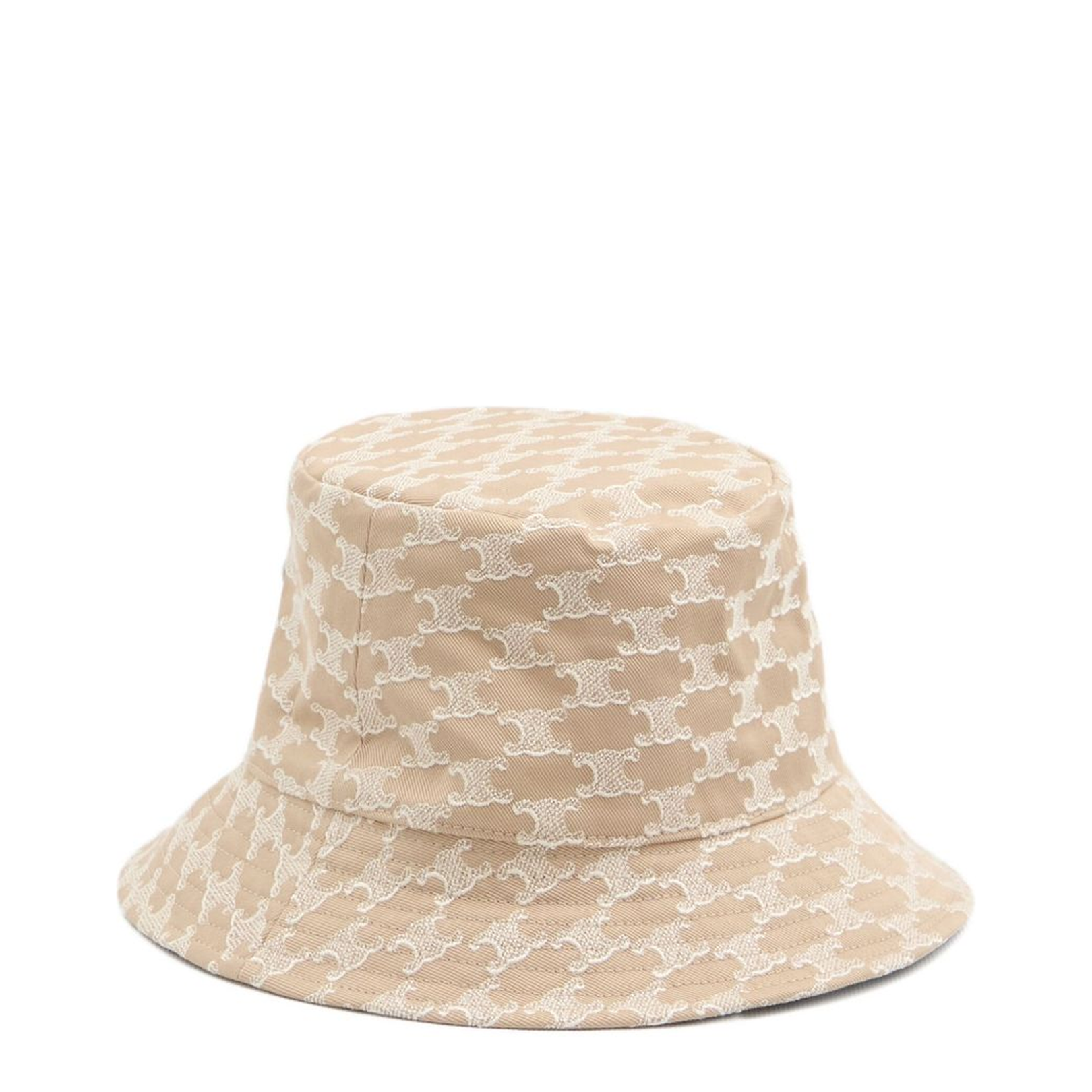 Hat With Triomphe Monogram In Neutral