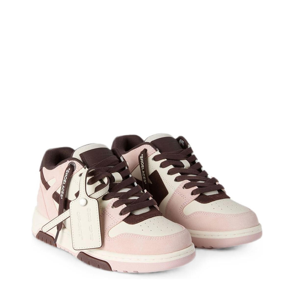 MAYFEYR - Off-White - Panelled Sneakers Pink - OF05731655PNKDBN
