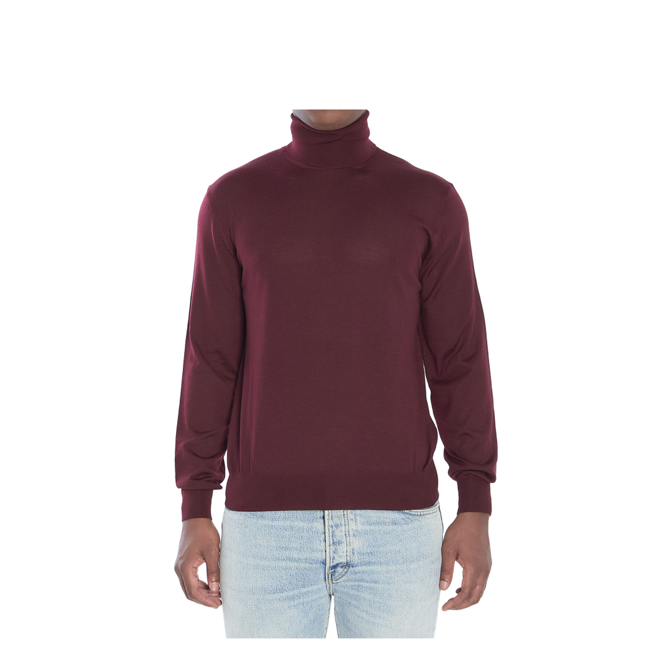 Wool turtleneck sweater