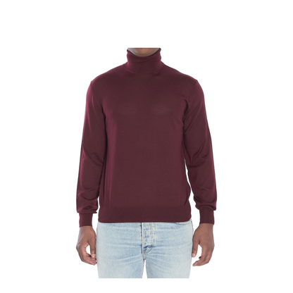 Wool turtleneck sweater