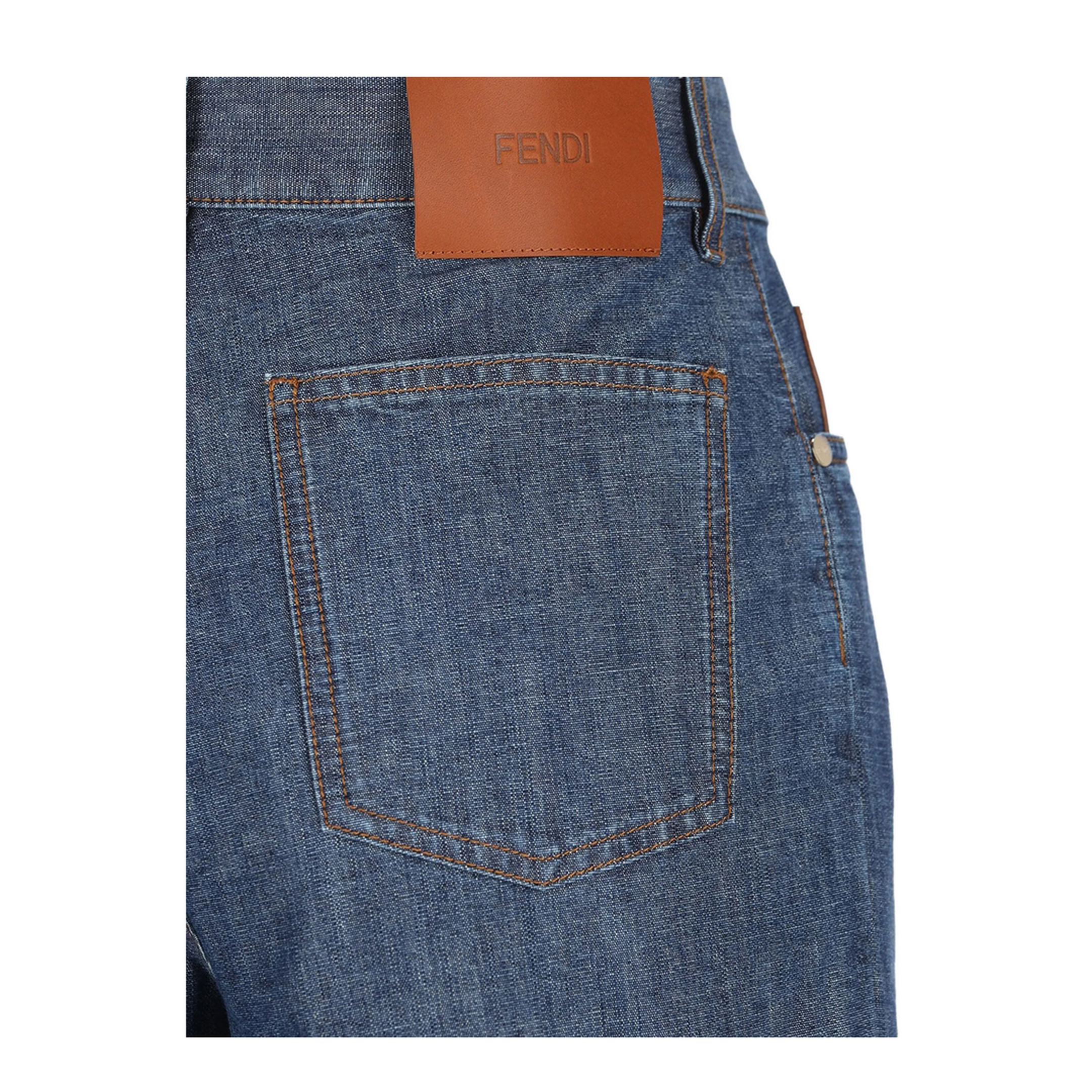 MAYFEYR - Fendi - Chambray Long Jeans - FLP863AW8HF0QB0