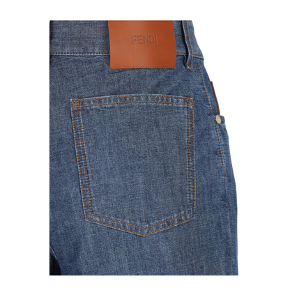 MAYFEYR - Fendi - Chambray Long Jeans - FLP863AW8HF0QB0