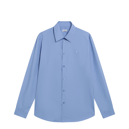 MAYFEYR - Burberry - Cornflower Blue Cotton Poplin Shirt - 8124451136633A1647