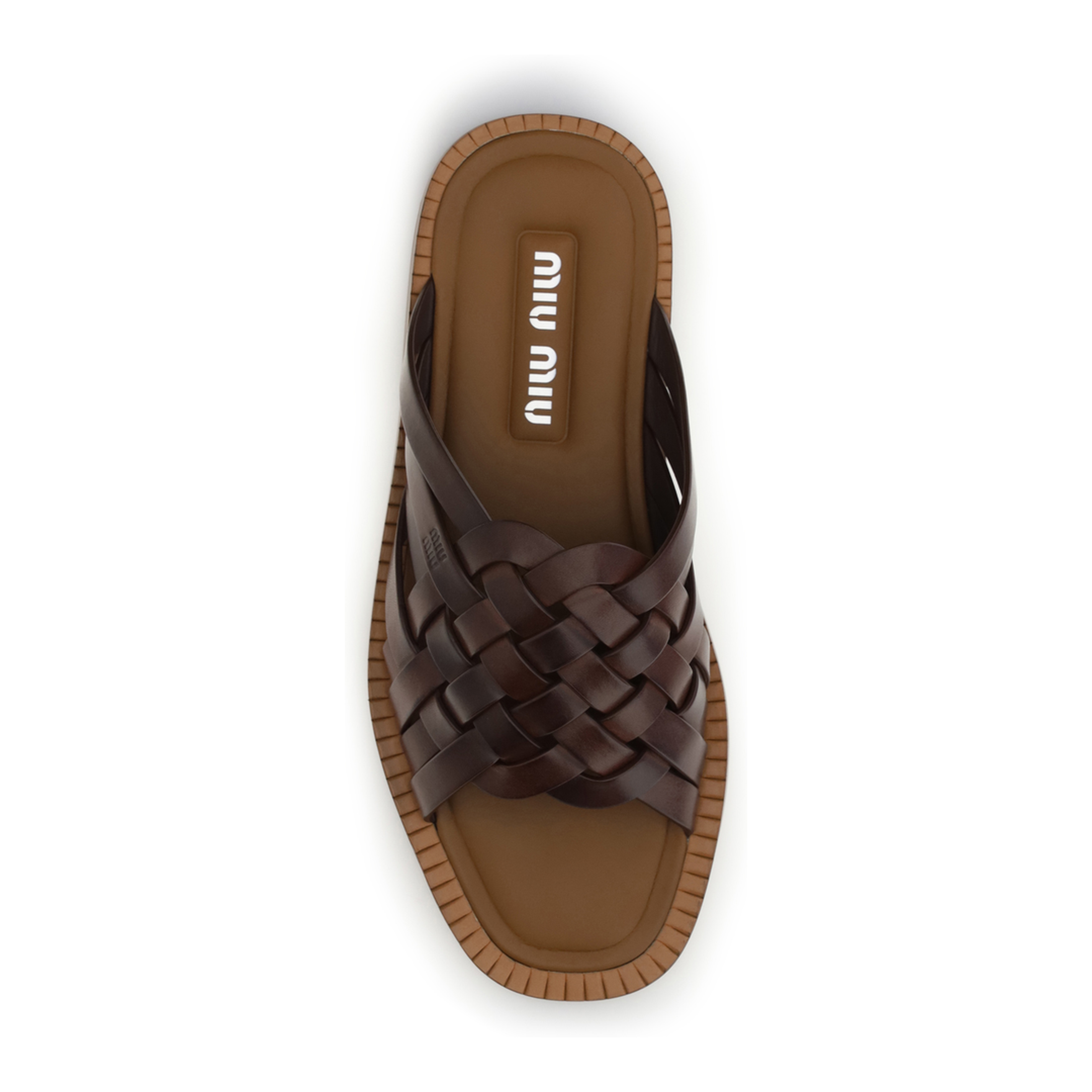 MAYFEYR - Miu Miu - Leather Sandals - 5XX678FA0153ZN8