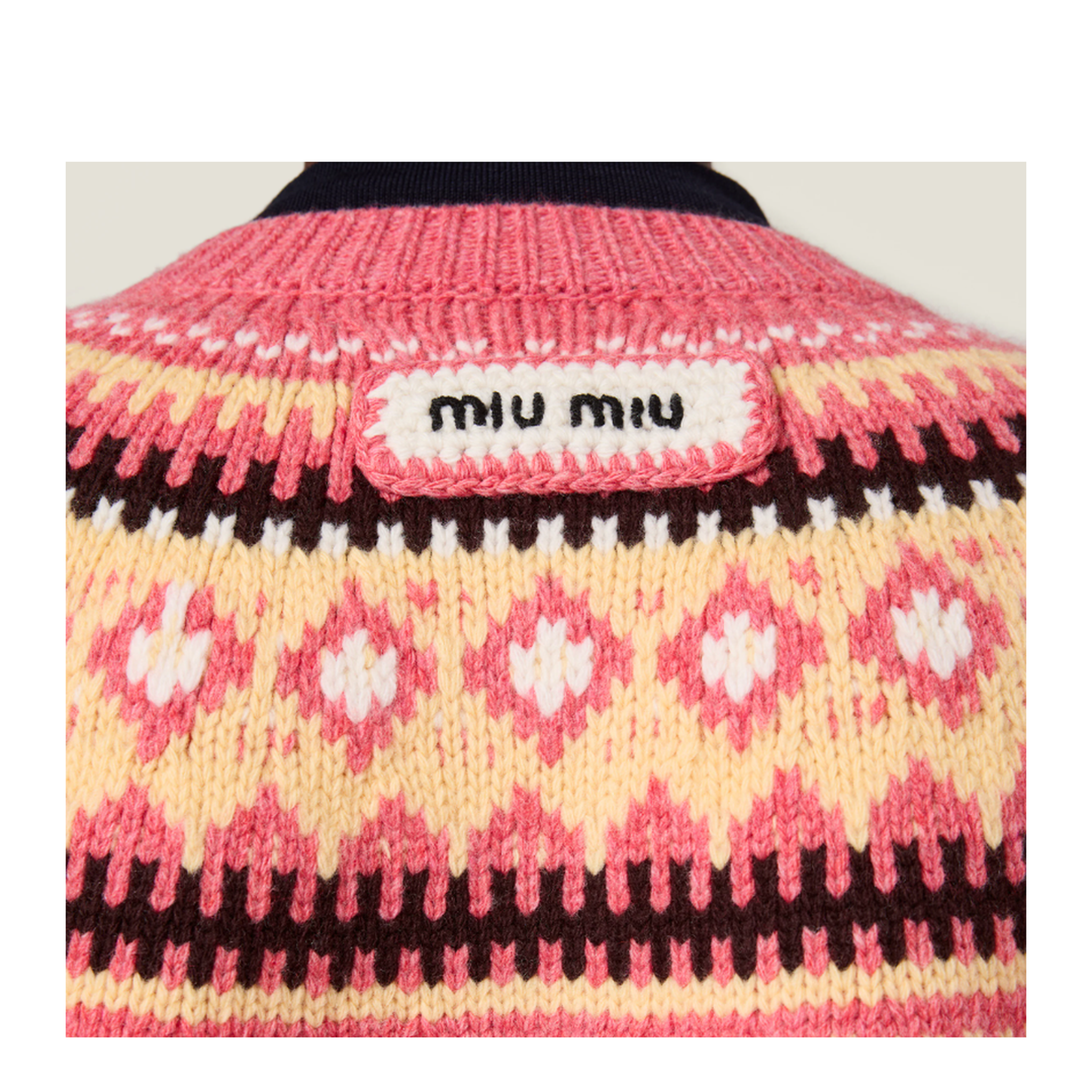 MAYFEYR - Miu Miu - Maglieria Wool Fairisle F.3 - MMF00ZSOOO18SIF0028