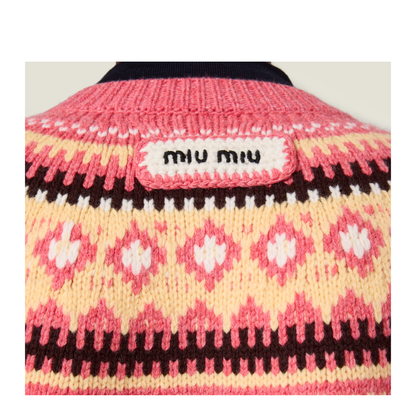 MAYFEYR - Miu Miu - Maglieria Wool Fairisle F.3 - MMF00ZSOOO18SIF0028