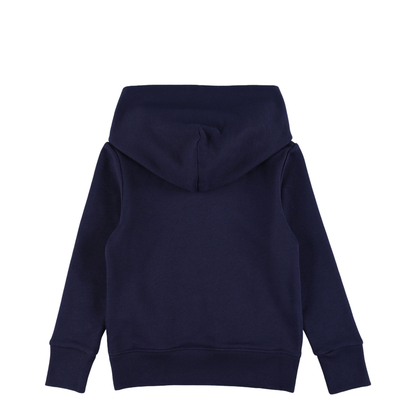 Navy Blue Hoodie with Logo