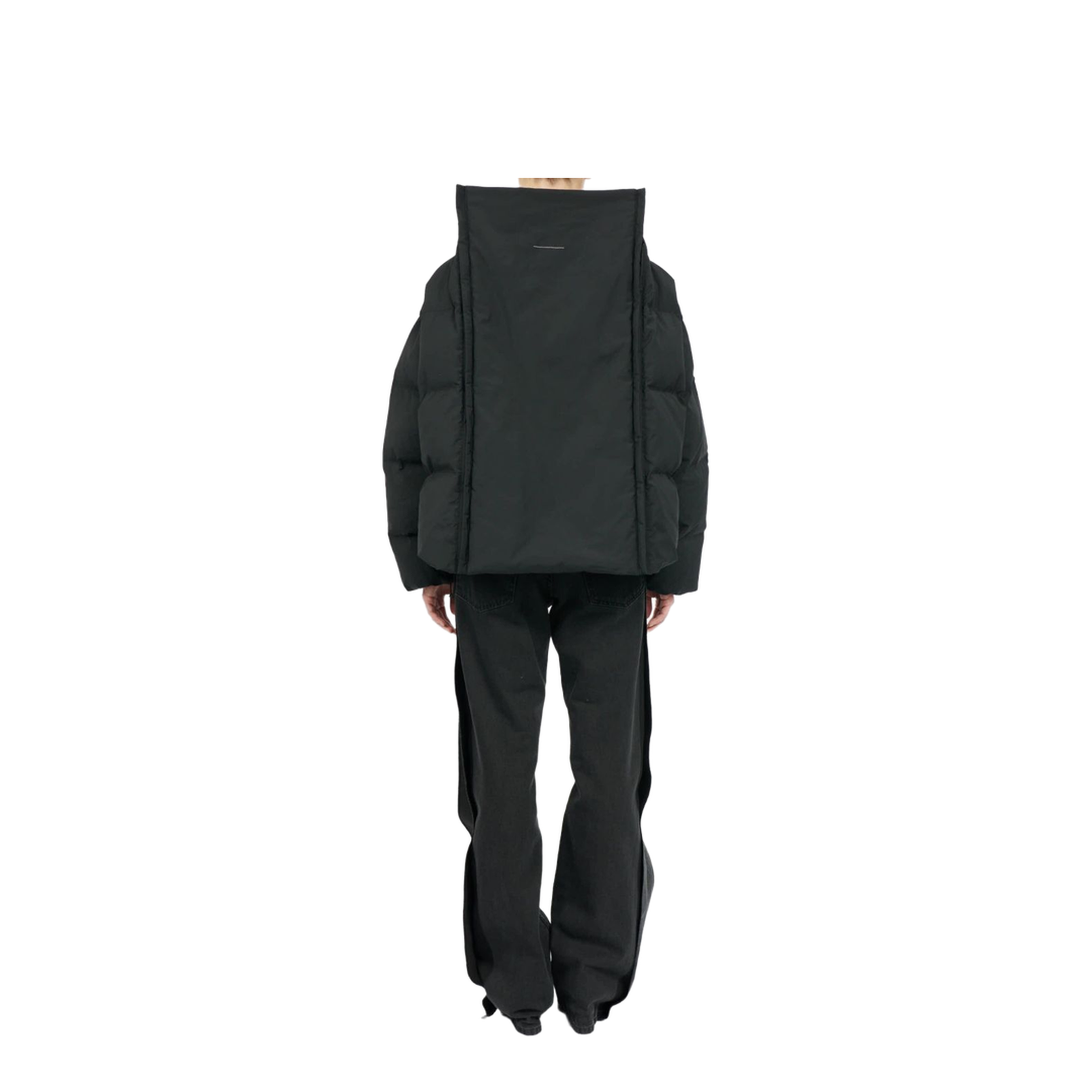 Transformable Padded Black Jacket