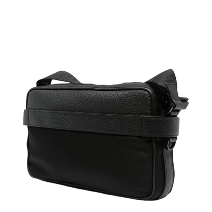 Nylon Crossbody Bag in Black