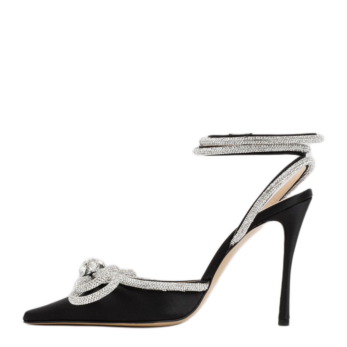 MAYFEYR - MACH & MACH - Black Double Bow Sandal - FW200235BLACK